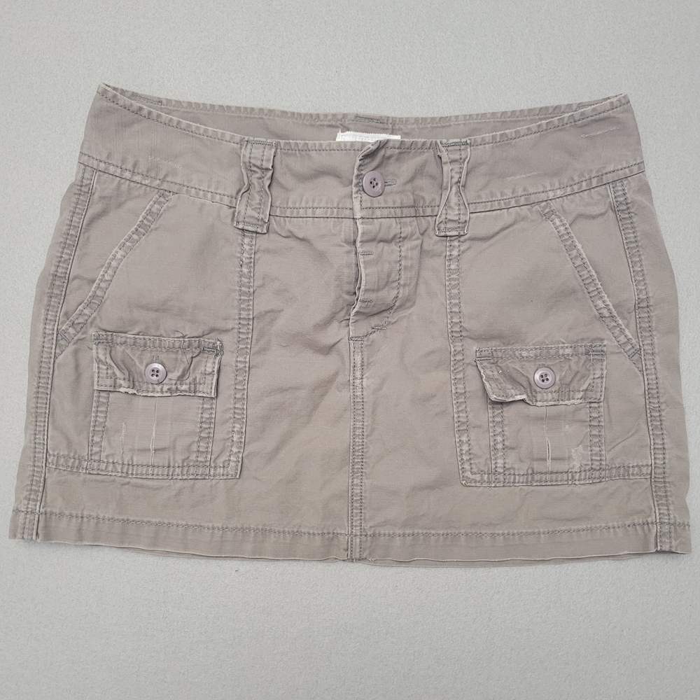 American Eagle Outfitters Beige Mini Skirt